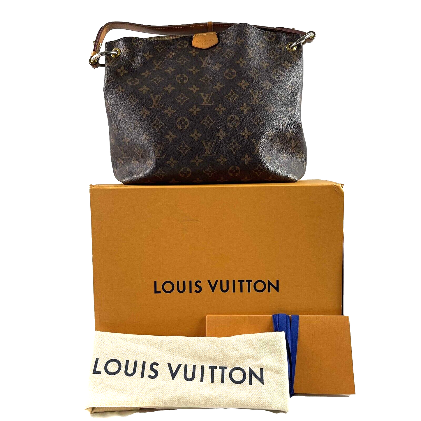 Louis Vuitton Graceful PM in Monogram Canvas Brown Shoulder Handbag