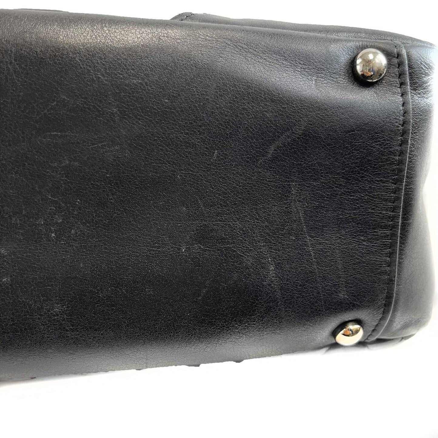 Chanel Very Good Cambon Large Ligne Tote Flap Black Leather Shoulder Handbag