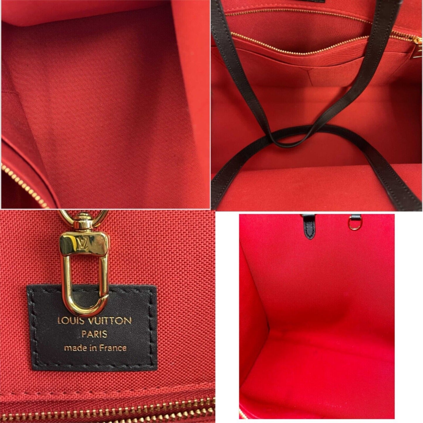 Louis Vuitton OnTheGo MM Monogram Brown Handbag Excellent 2020