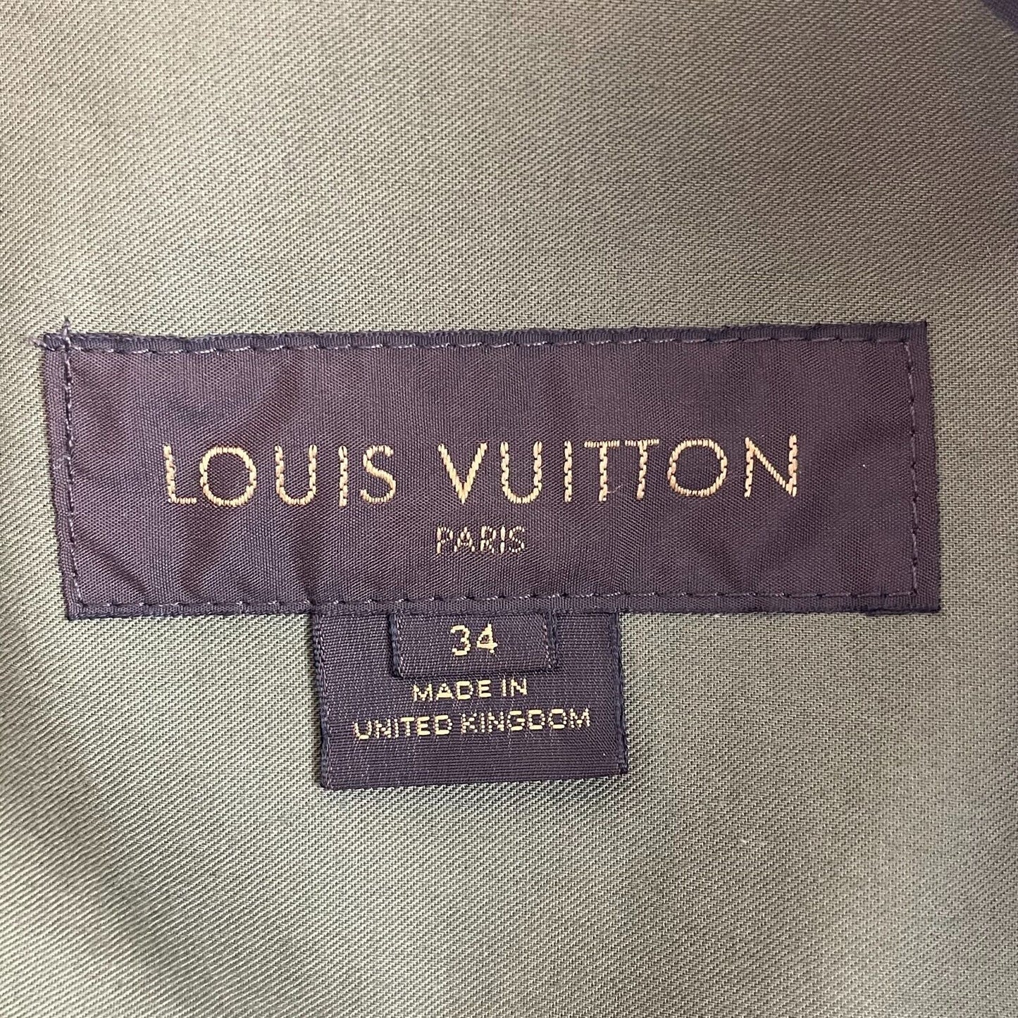 Louis Vuitton - Nicolas Ghesquière Belted Drill Army Coat 34 US 2
