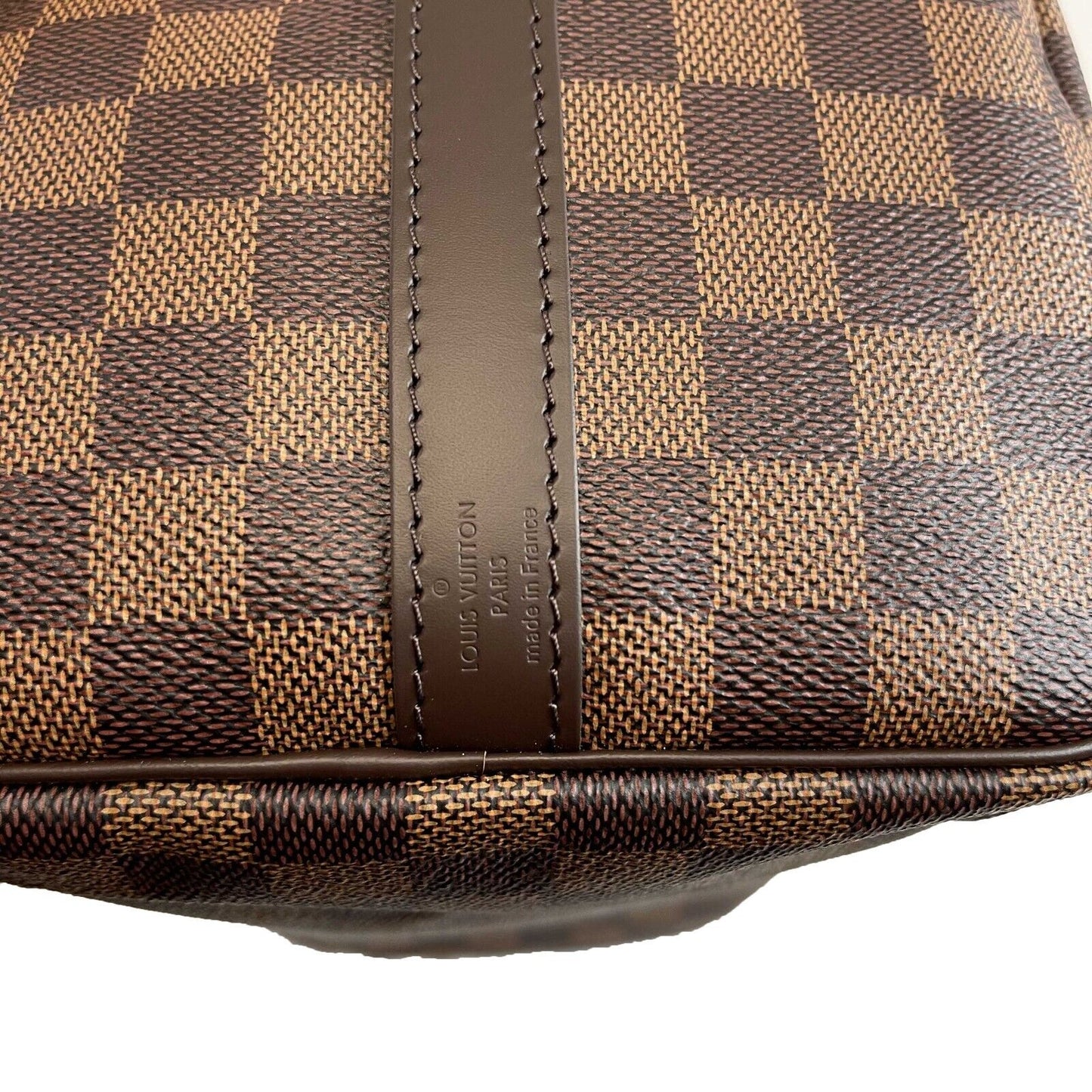 Louis Vuitton Excellent Damier Ebene Speedy Bandouliere 30 Brown Handbag