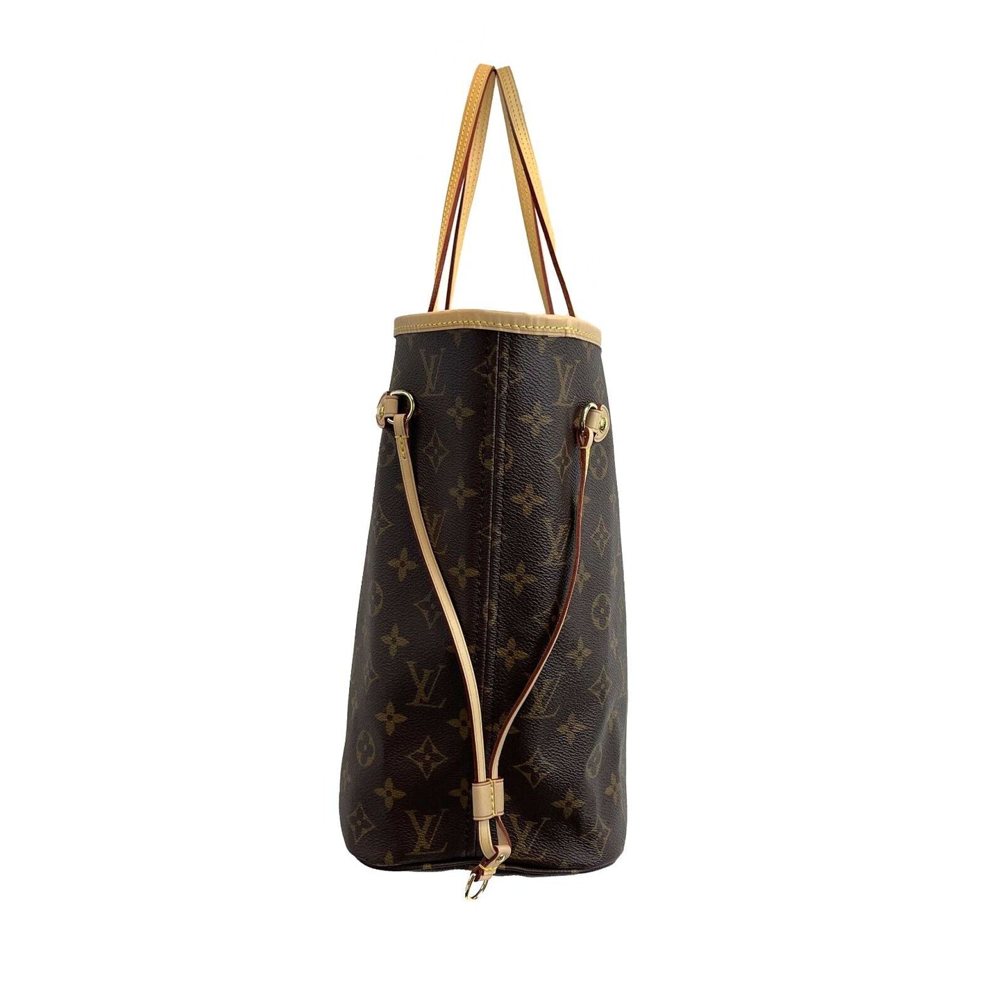 Louis Vuitton - Excellent - Monogram Neverfull MM - Brown / Tan Tote