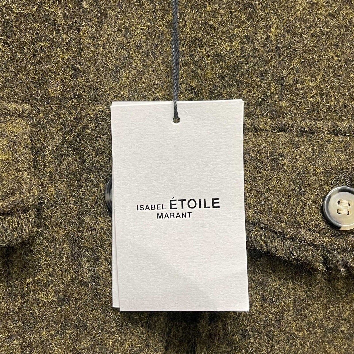 Isabel Marant NEW Nelly Cardigan Jacket Dark Khaki 34 US 2