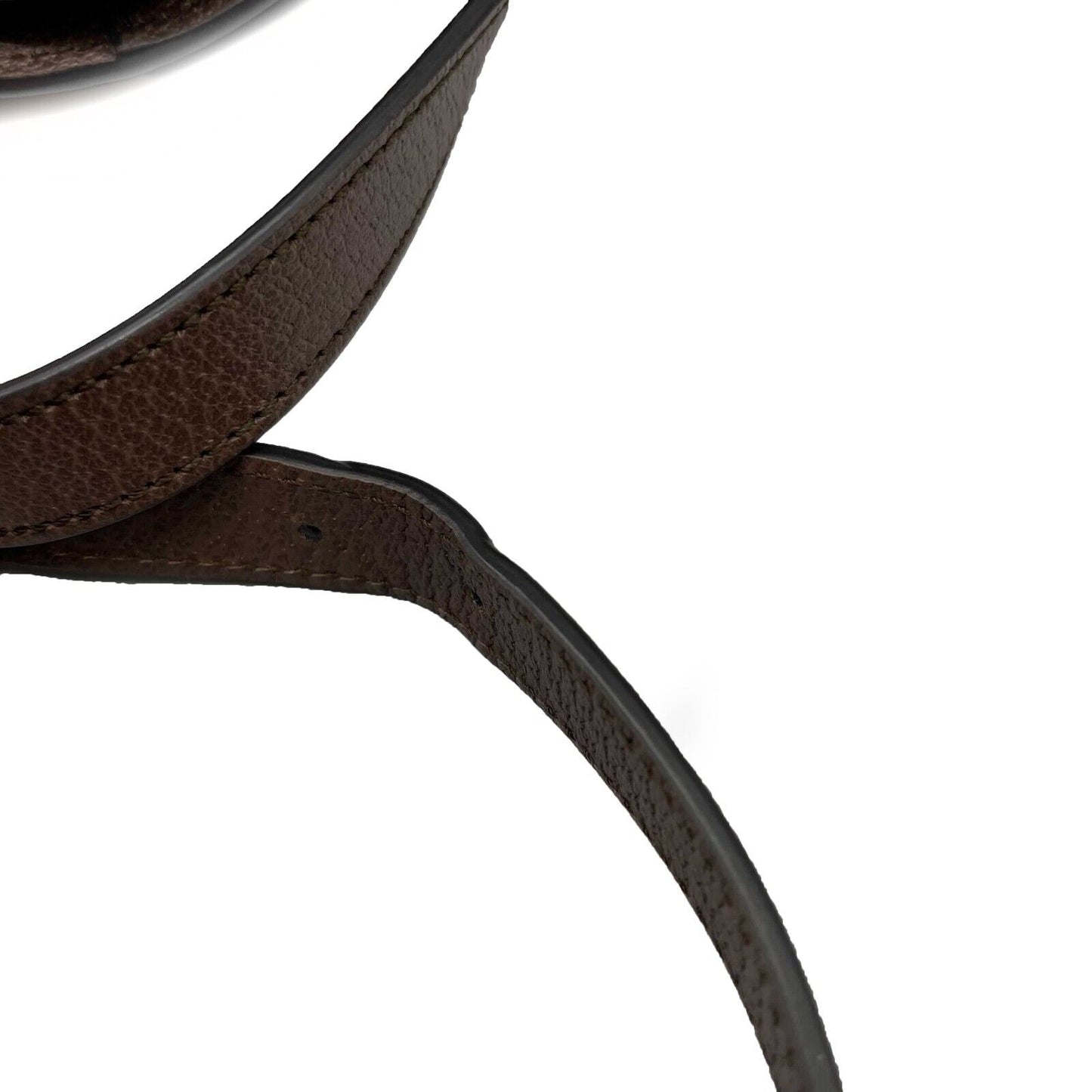 Gucci GG Supreme Monogram Web Small Ophidia Flap Messenger Brown Crossbody Bag