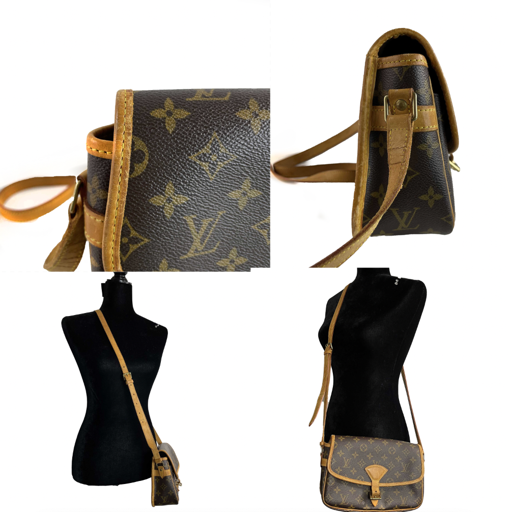 Louis Vuitton - LV Monogram Canvas Sologne Brown Crossbody - Adjustable Strap