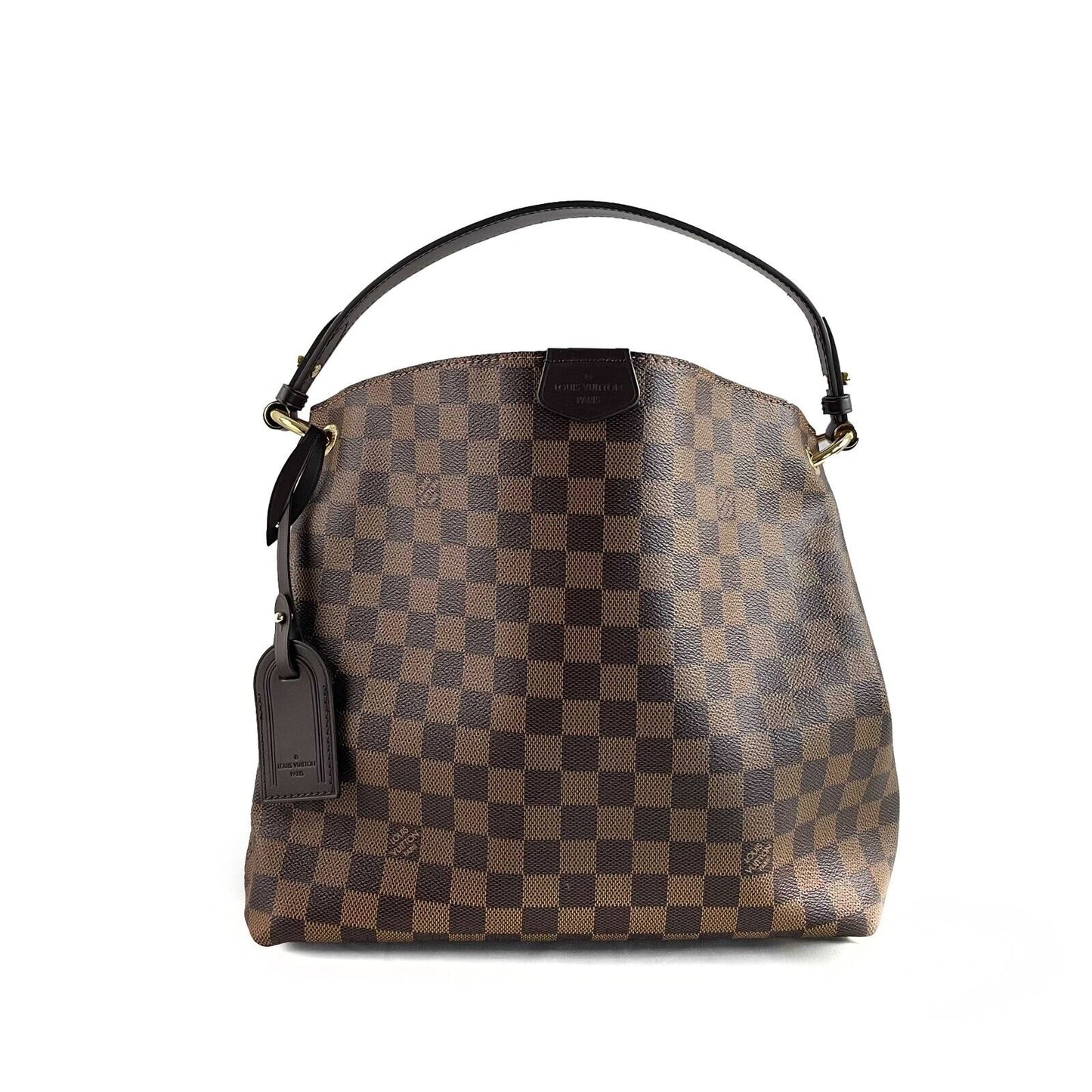 Louis Vuitton - LV Graceful Damier PM Ebene Canvas Shoulder Bag