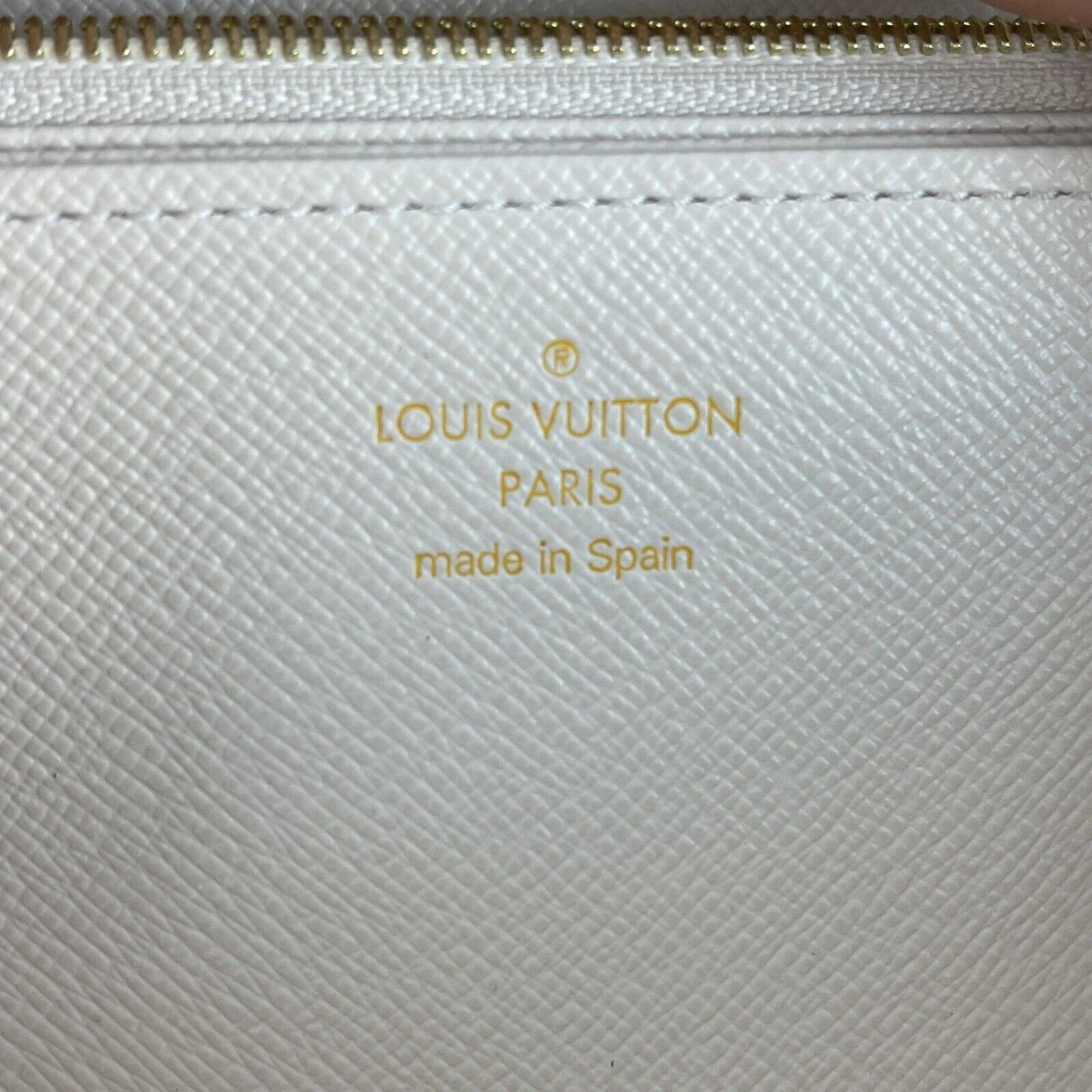 Louis Vuitton - Gradient Zippy Wallet - Gray / White Orange Zip Around