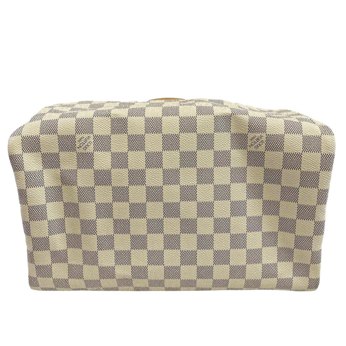 Louis Vuitton Speedy 30 Damier Azur White Handbag New w/ Box White