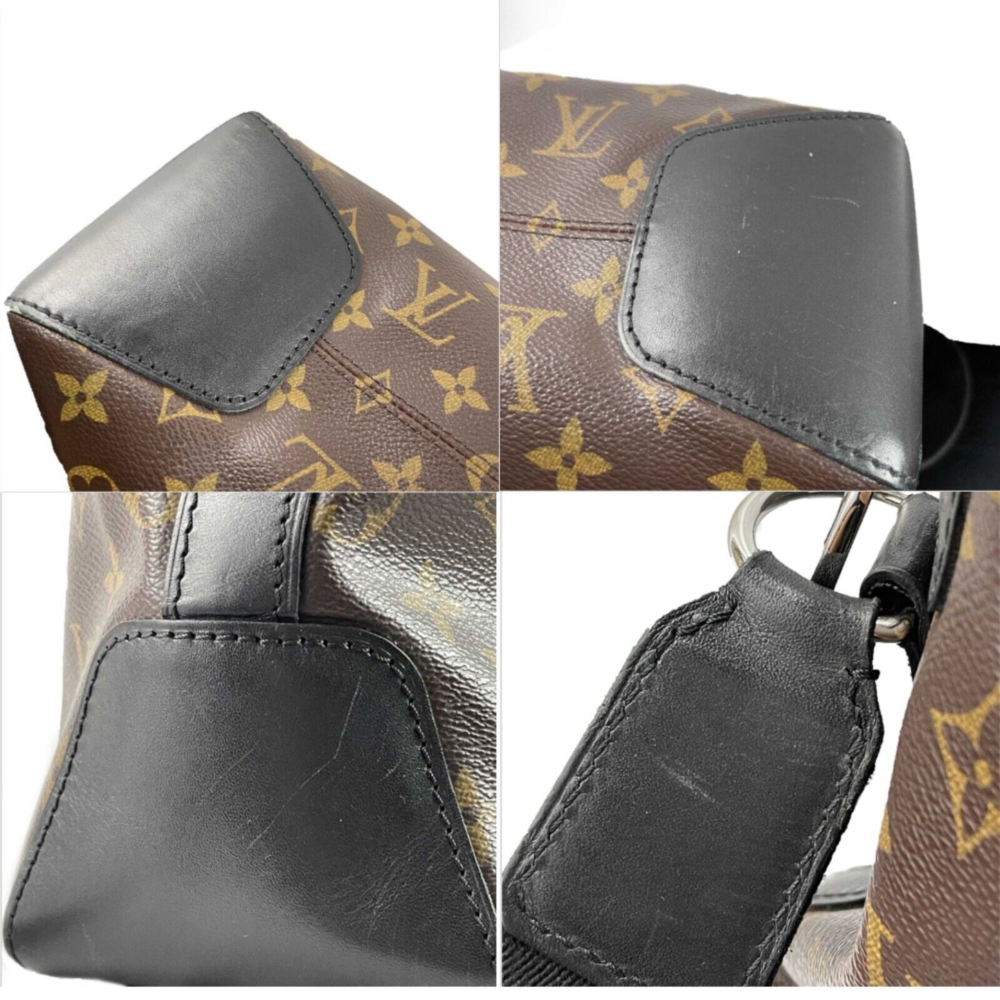 Louis Vuitton Monogram Macassar Torres Messenger Brown Handbag