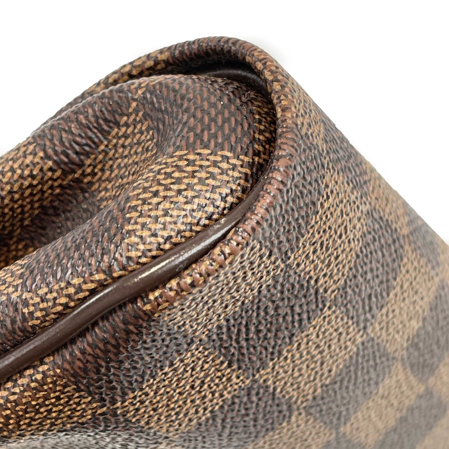 Louis Vuitton - LV Damier Ebene Eva Chain Strap w/ Leather Crossbody Strap
