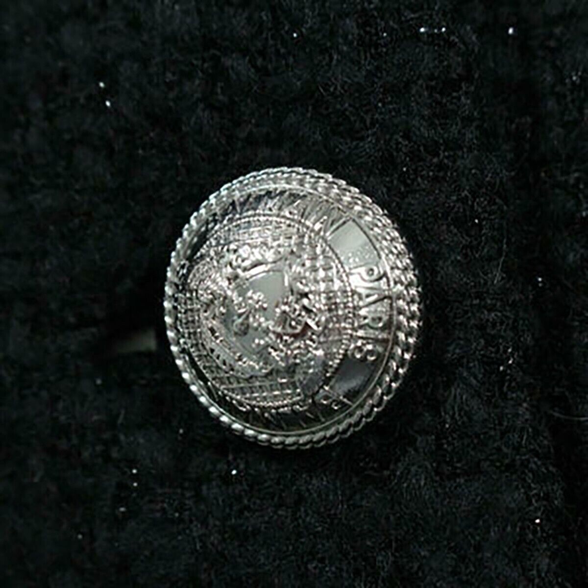 Balmain Cape Wool Peacoat - Black, Silver-Toned Hardware 36 US S Jacket