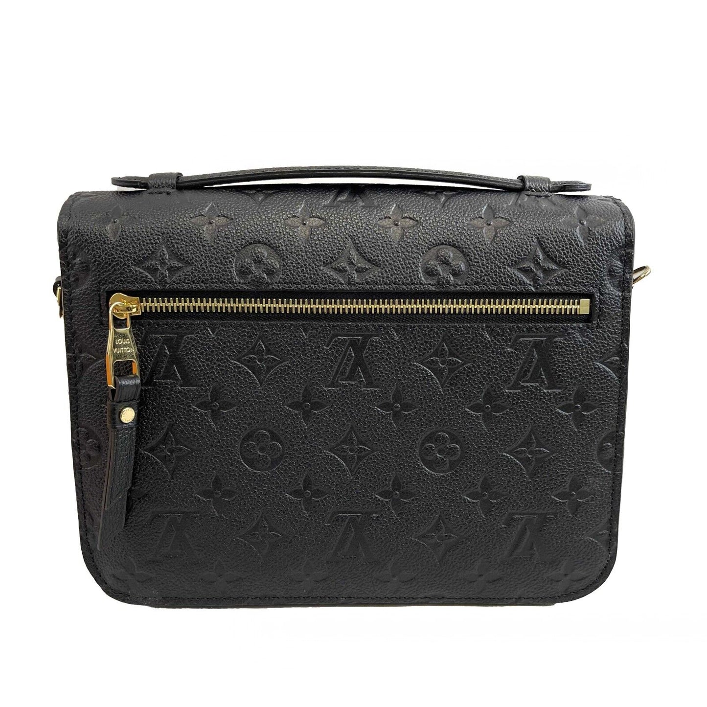 Louis Vuitton NEW Pochette Métis Empreinte Monogragram Black Crossbody