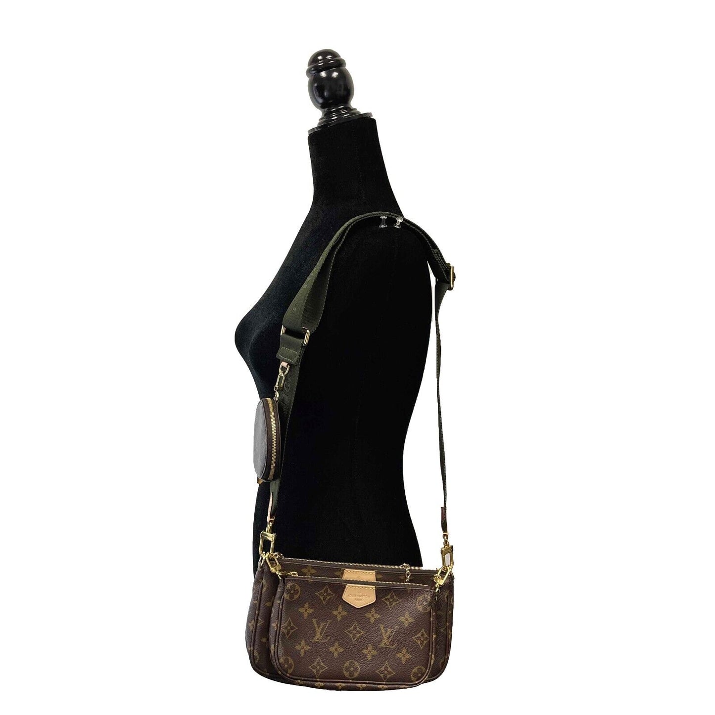 Louis Vuitton - Khaki Multi Pochette - Brown/Beige/Green Crossbody