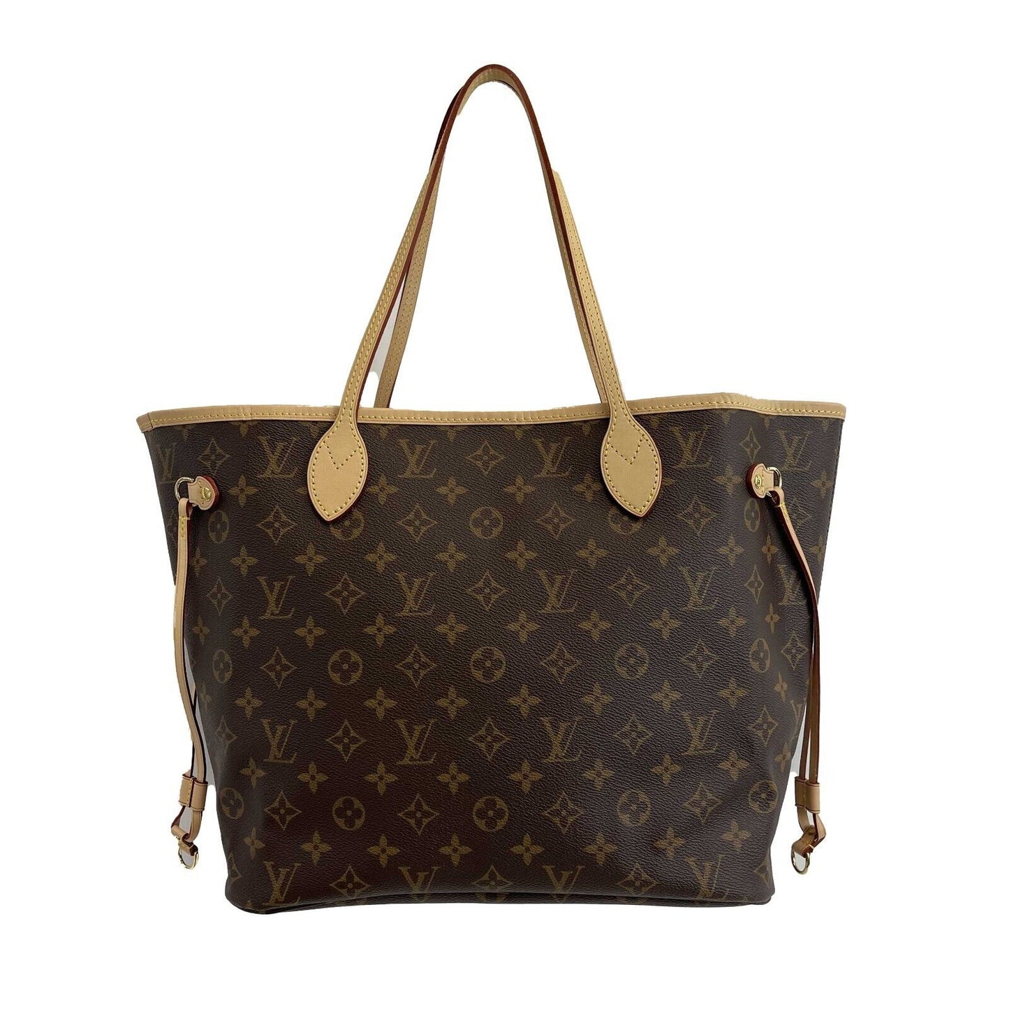 Louis Vuitton - Excellent - Monogram Neverfull MM - Brown / Tan Tote