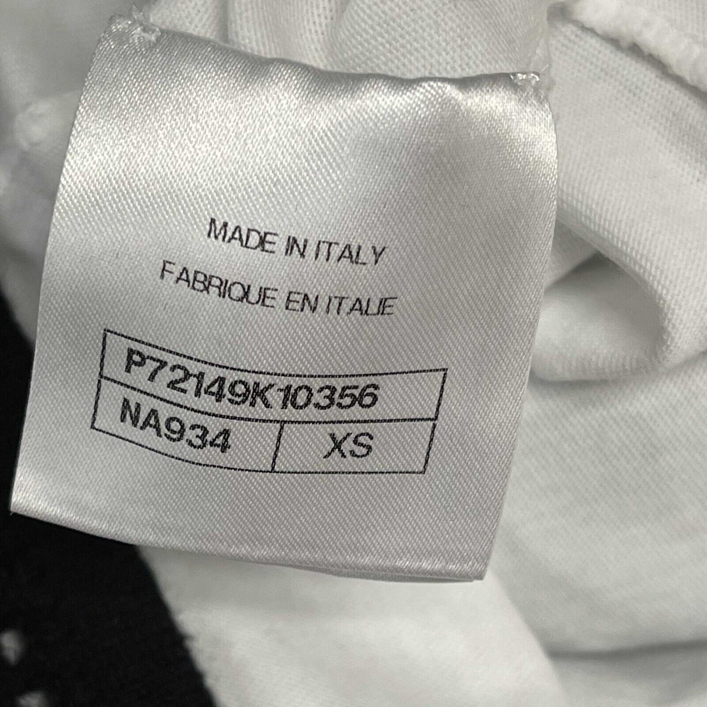 Chanel Excellent Mini Crew Neck 2022C White/Black XS US 0-2 Dress