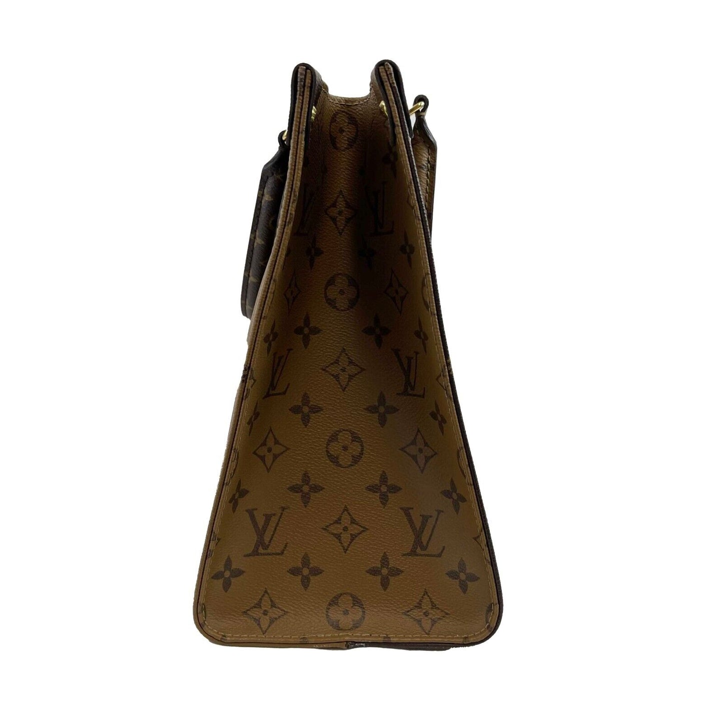Louis Vuitton OnTheGo MM Monogram Brown Handbag Excellent 2020