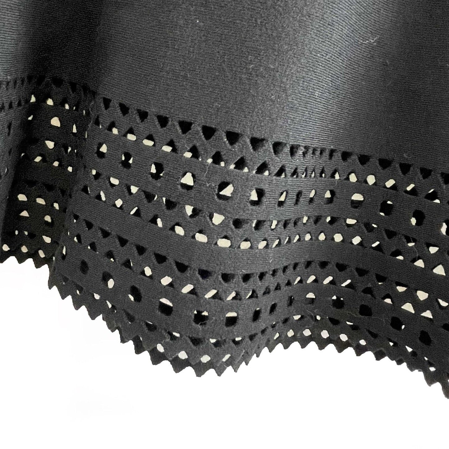 Alaia Excellent Boat neck Openwork-Detail Stretch Tunic Top IT 38 US 2