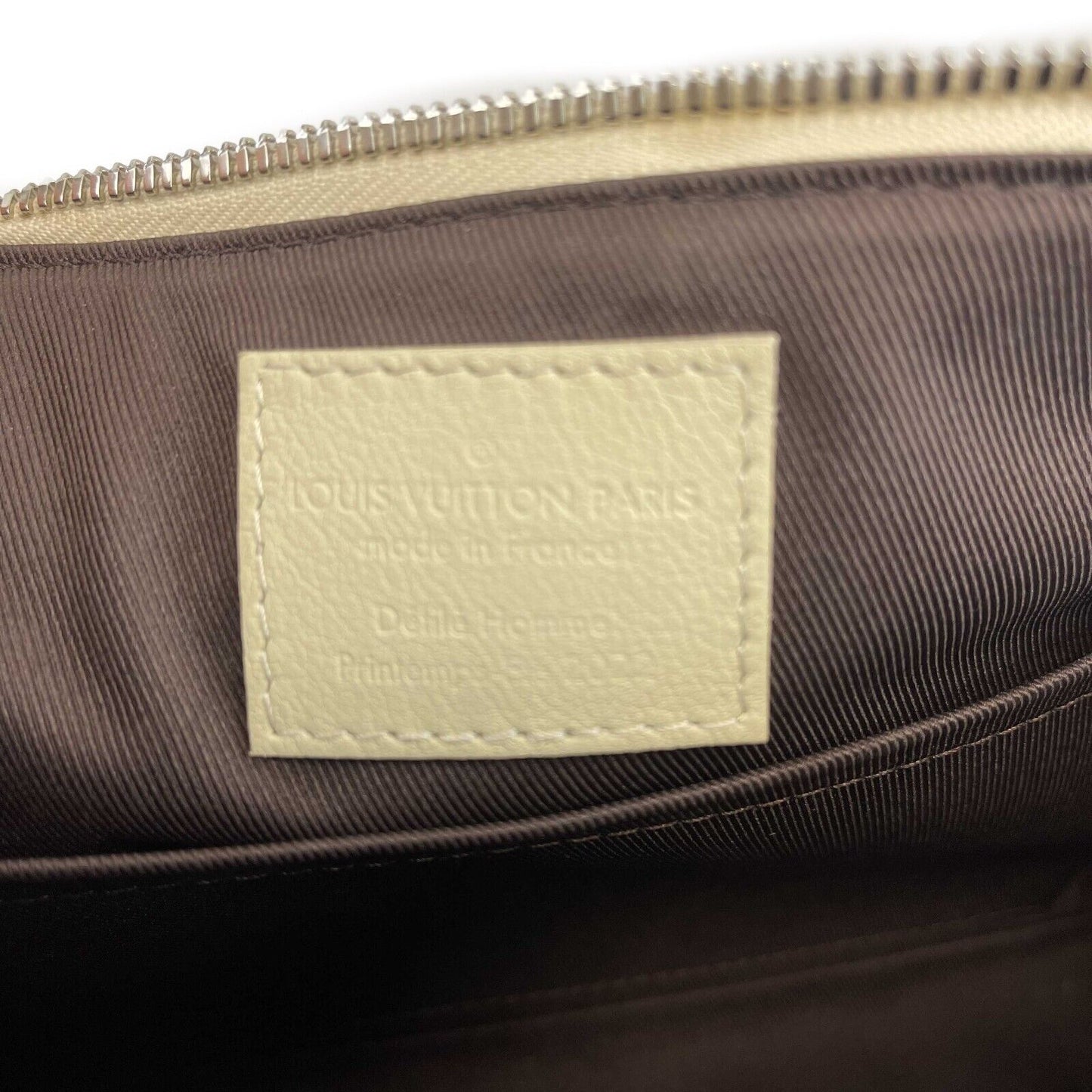 Louis Vuitton - City Keepall Bag Trunk L'oeil Calf Leather Cream Shoulder Bag