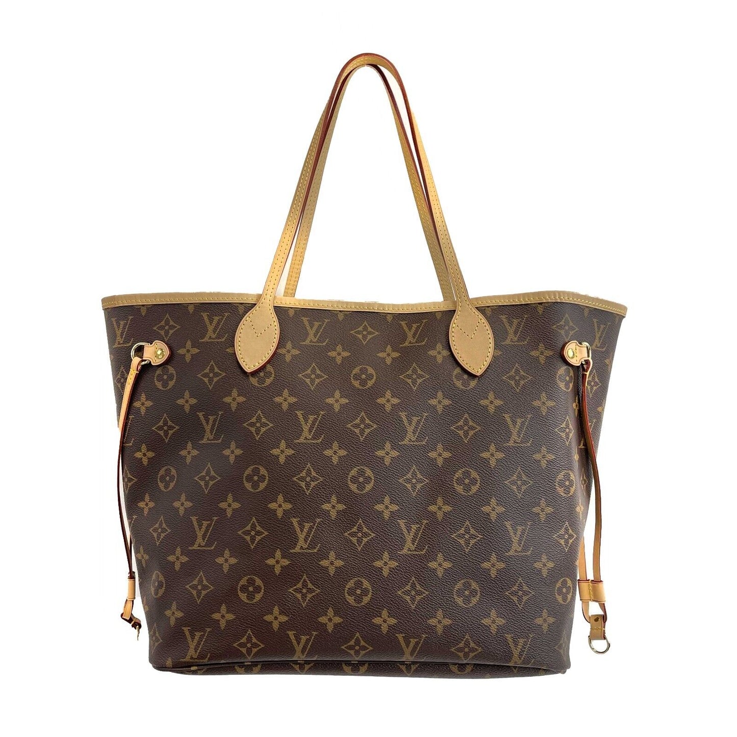 Louis Vuitton - Excellent - Monogram Neverfull MM - Brown / Tan Tote