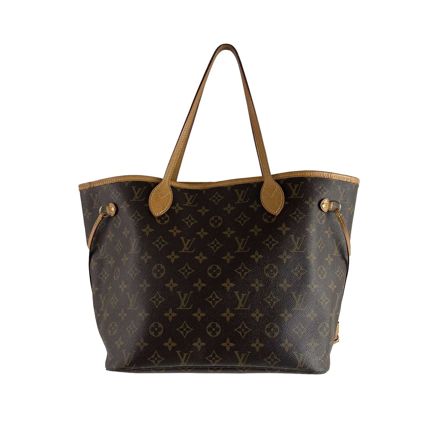 Louis Vuitton - Pristine LV Neverfull MM - Brown Monogram Canvas Tote - FULL KIT