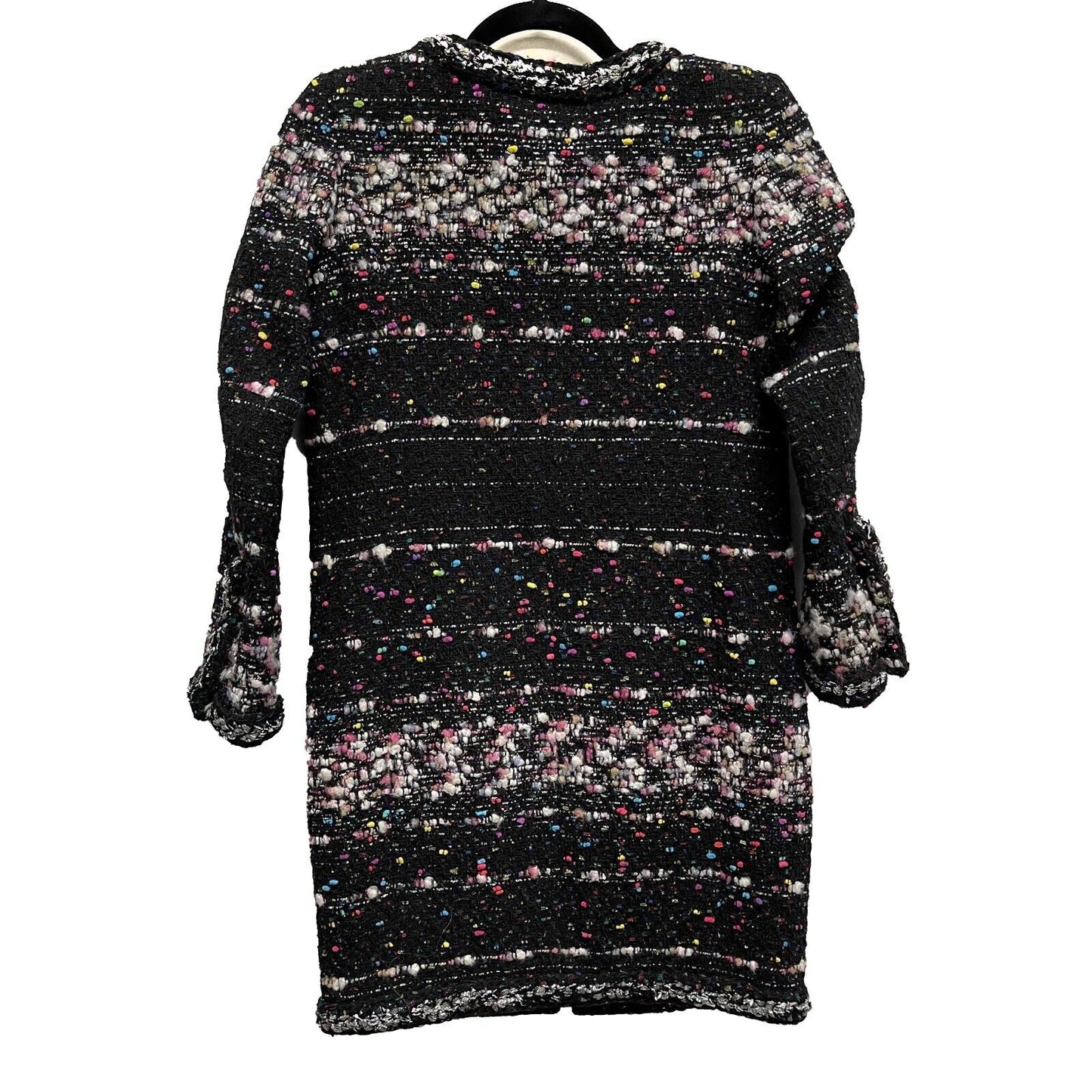 Chanel 2014 Cocomark Wool Blend Lesage Gliter Tweed Coat Multicolor 34 US 2