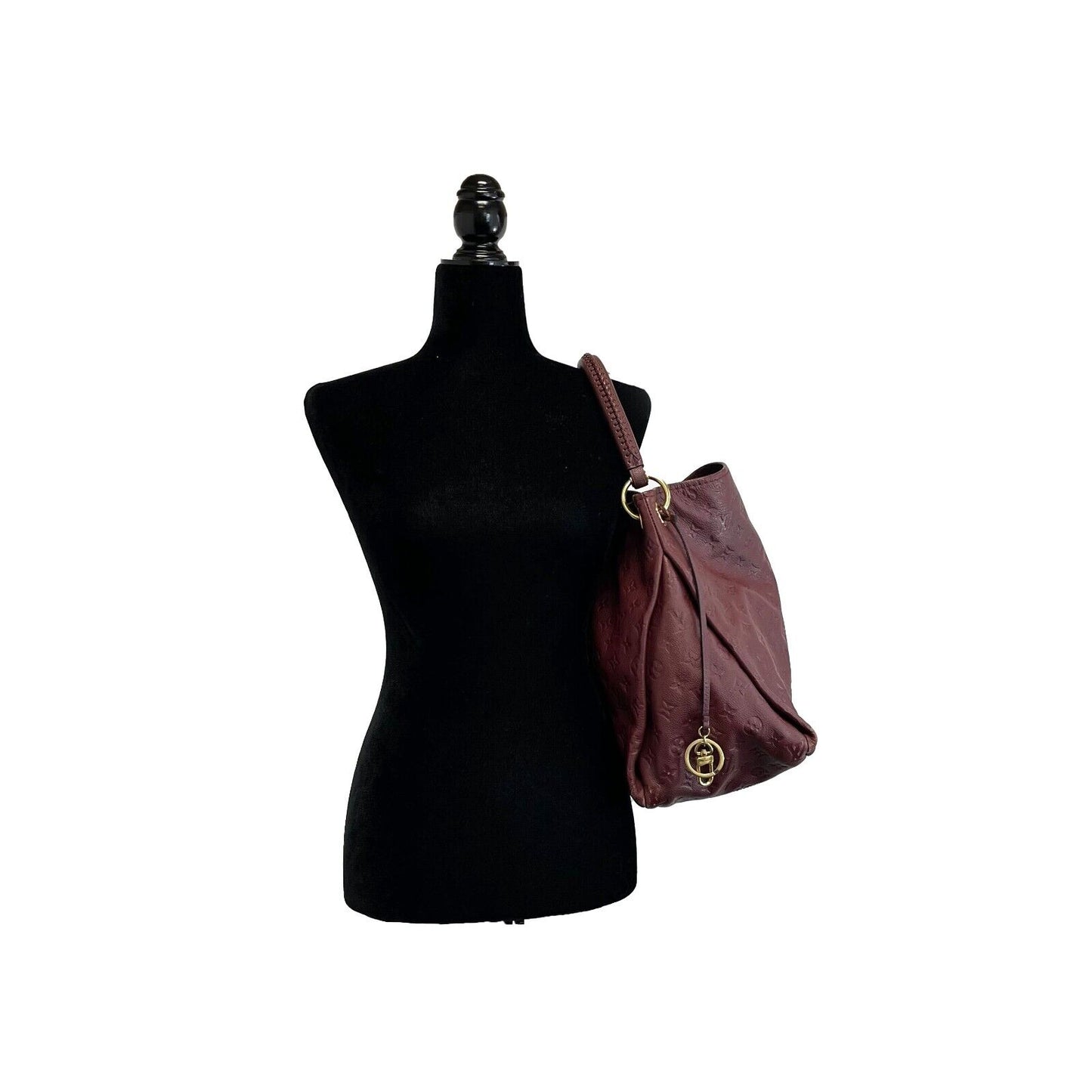 Louis Vuitton Empreinte Monogram Embossed Leather Artsy MM Burgundy Shoulder bag
