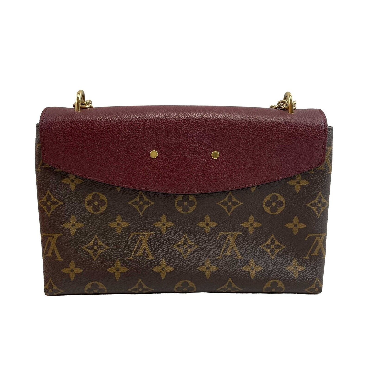 Louis Vuitton Monogram Saint Placide Bordeaux Brown Burgundy Crossbody Bag