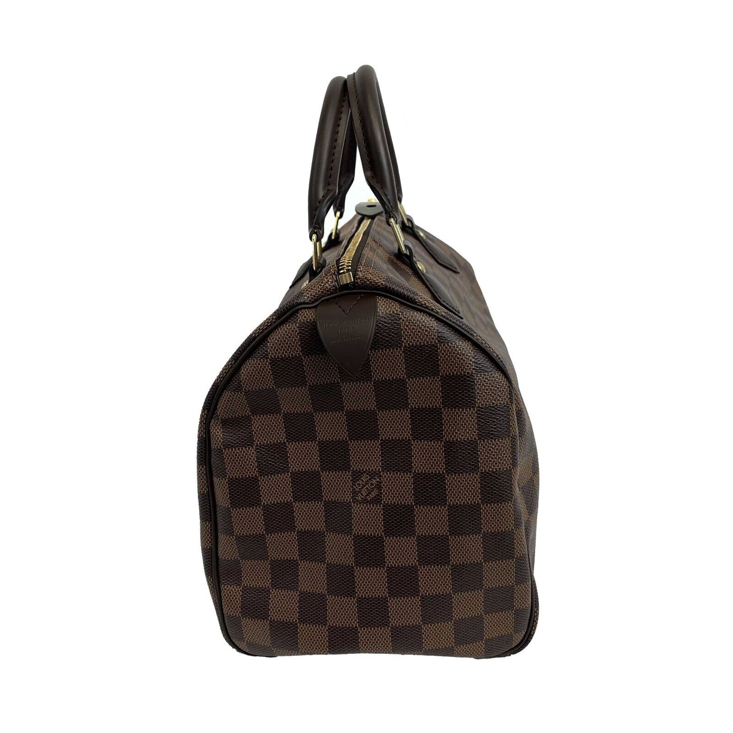 Louis Vuitton - Pristine - Damier Ebene Speedy 30 - Brown - Top Handle Bag