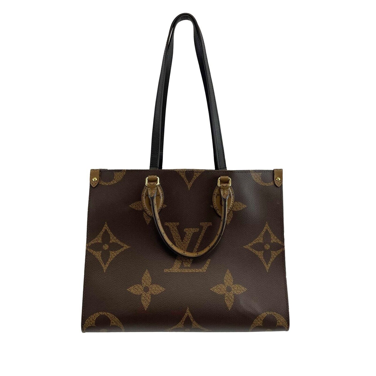 Louis Vuitton OnTheGo MM Monogram Brown Handbag Excellent 2020