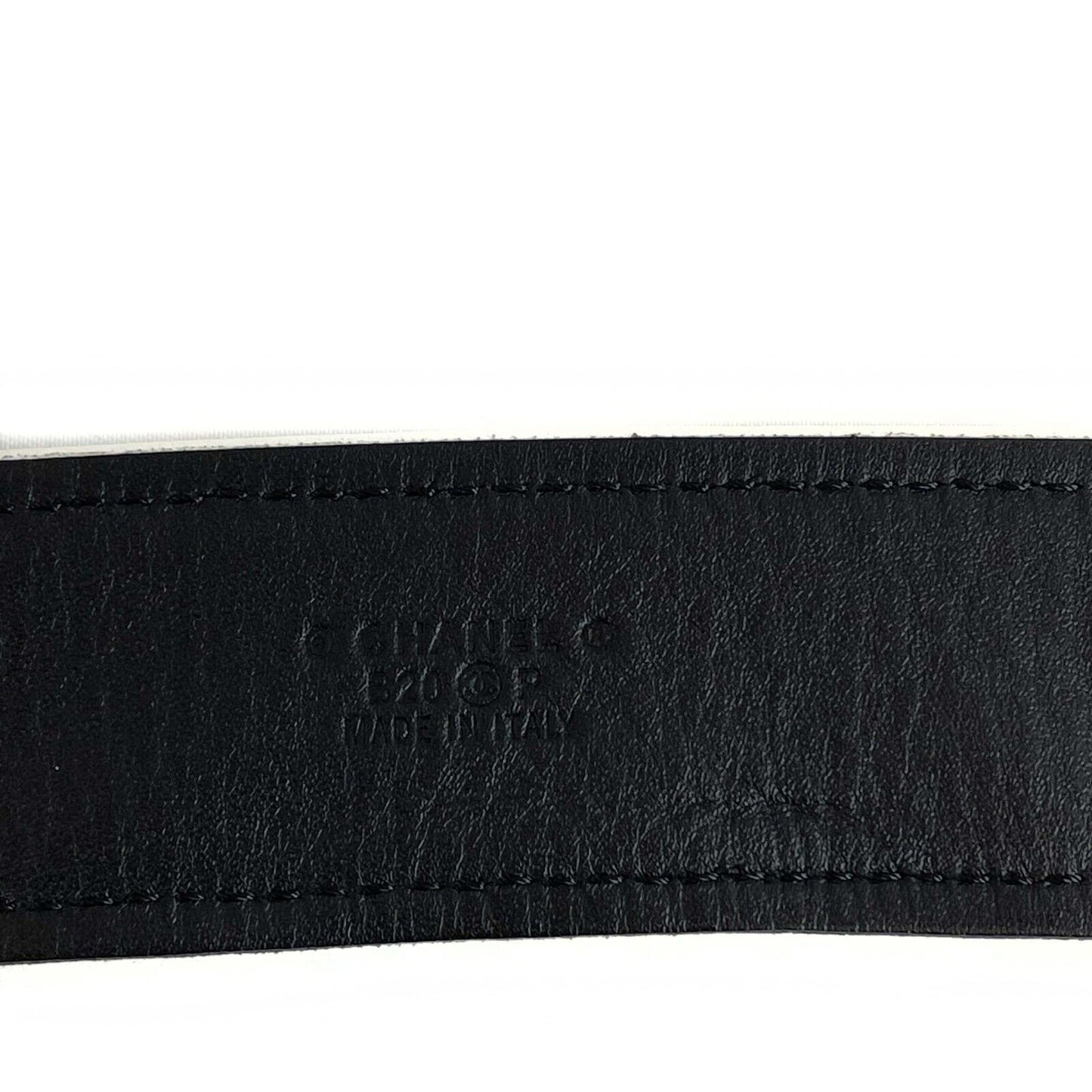 CHANEL - Blue Denim CC Buckle Belt Size - 80 / 32