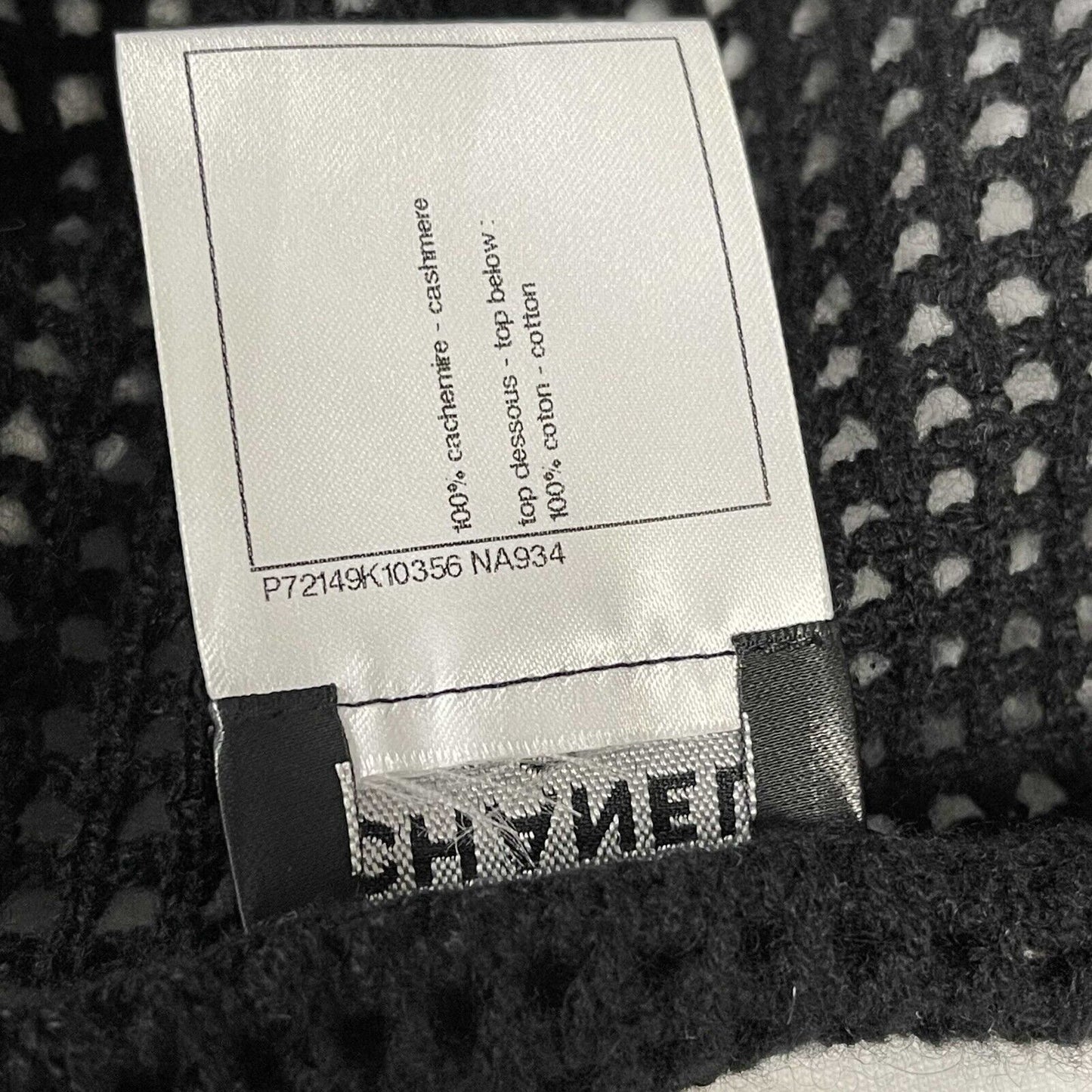 Chanel Excellent Mini Crew Neck 2022C White/Black XS US 0-2 Dress
