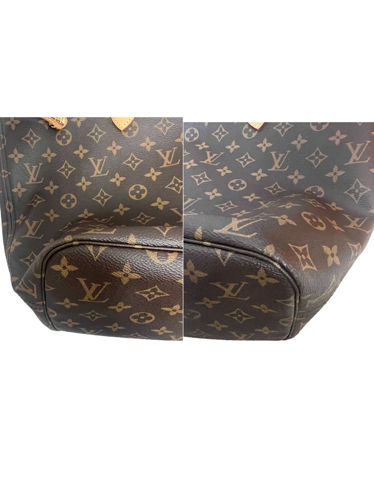 Louis Vuitton Neverfull NM MM Monogram Canvas brown Handbag