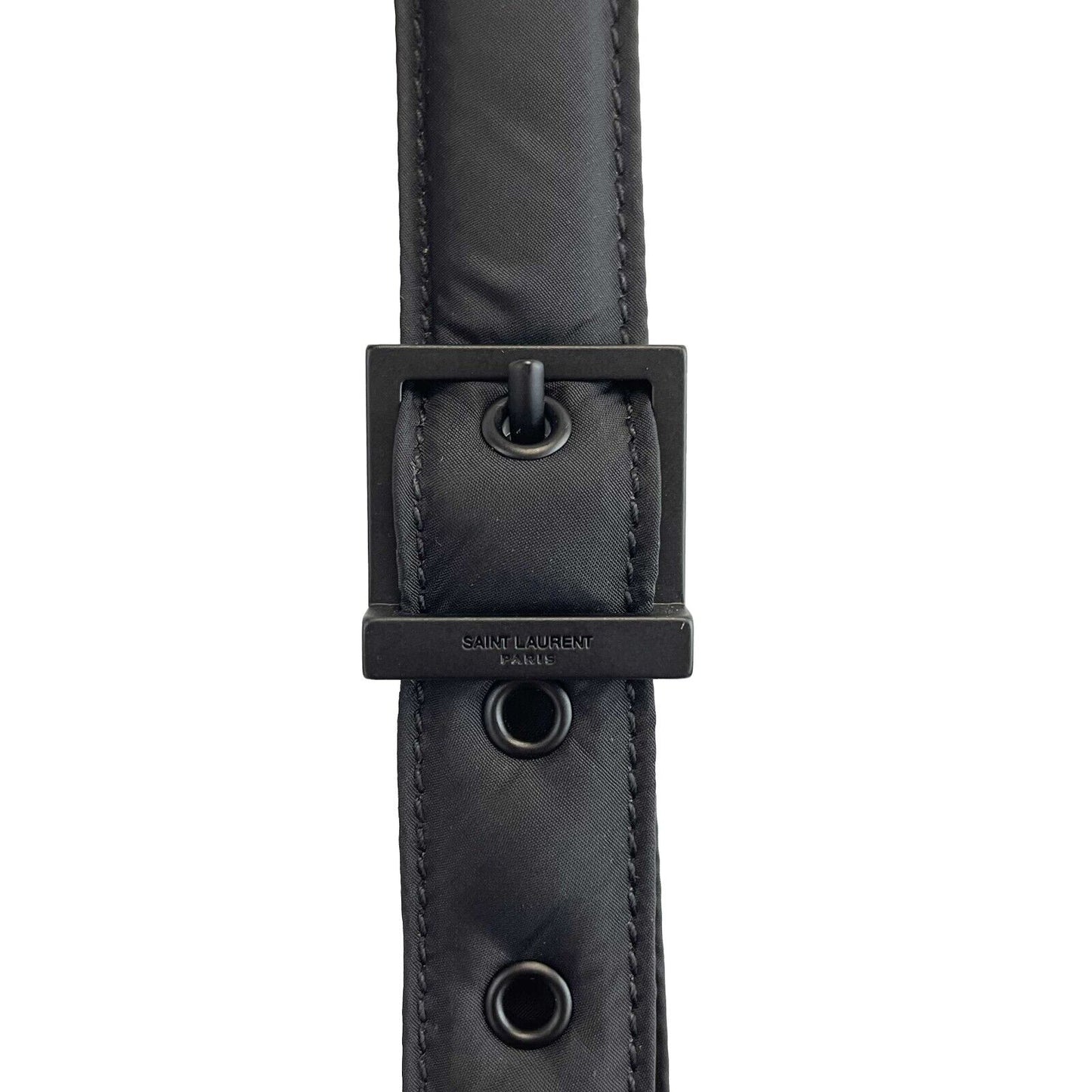 Saint Laurent - YSL NEW Le 5 À 7 Black Nylon Shoulder Bag / Crossbody