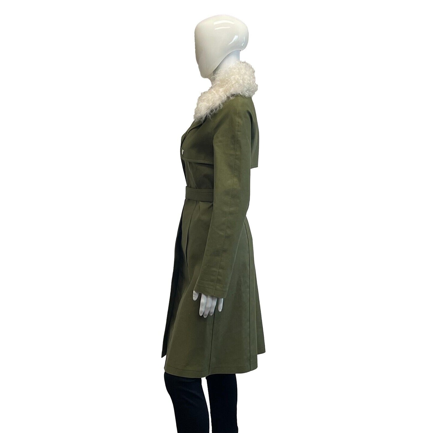 Louis Vuitton - Nicolas Ghesquière Belted Drill Army Coat 34 US 2