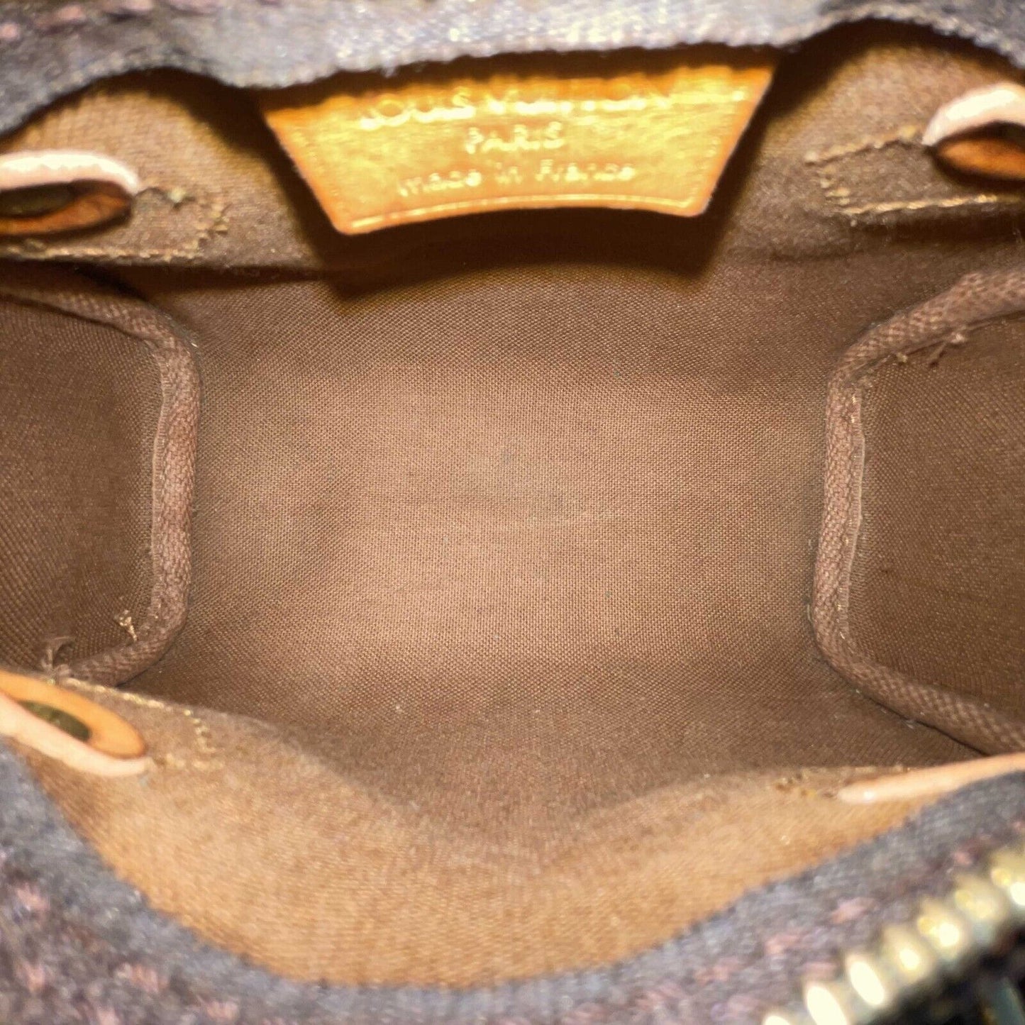 Louis Vuitton - Mini Speedy - Brown Monogram Top Handle Satchel w/ Strap
