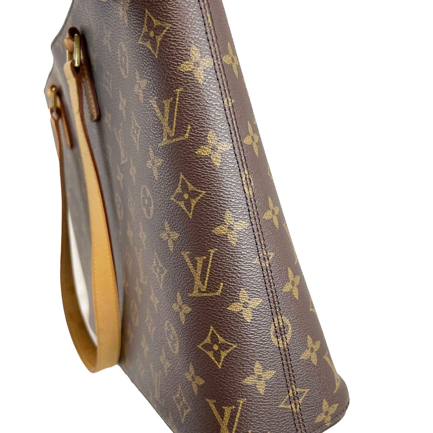 Louis Vuitton Luco Monogram Canvas Tote Handbag Brown