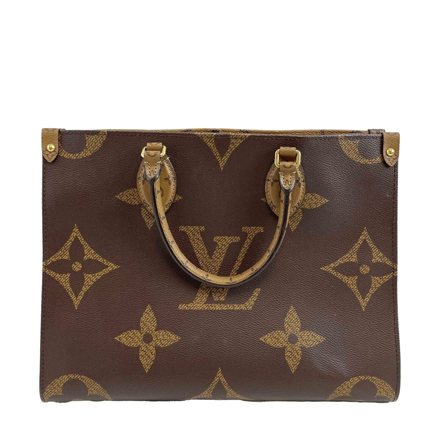 Louis Vuitton OnTheGo MM Monogram Brown Handbag Excellent 2020