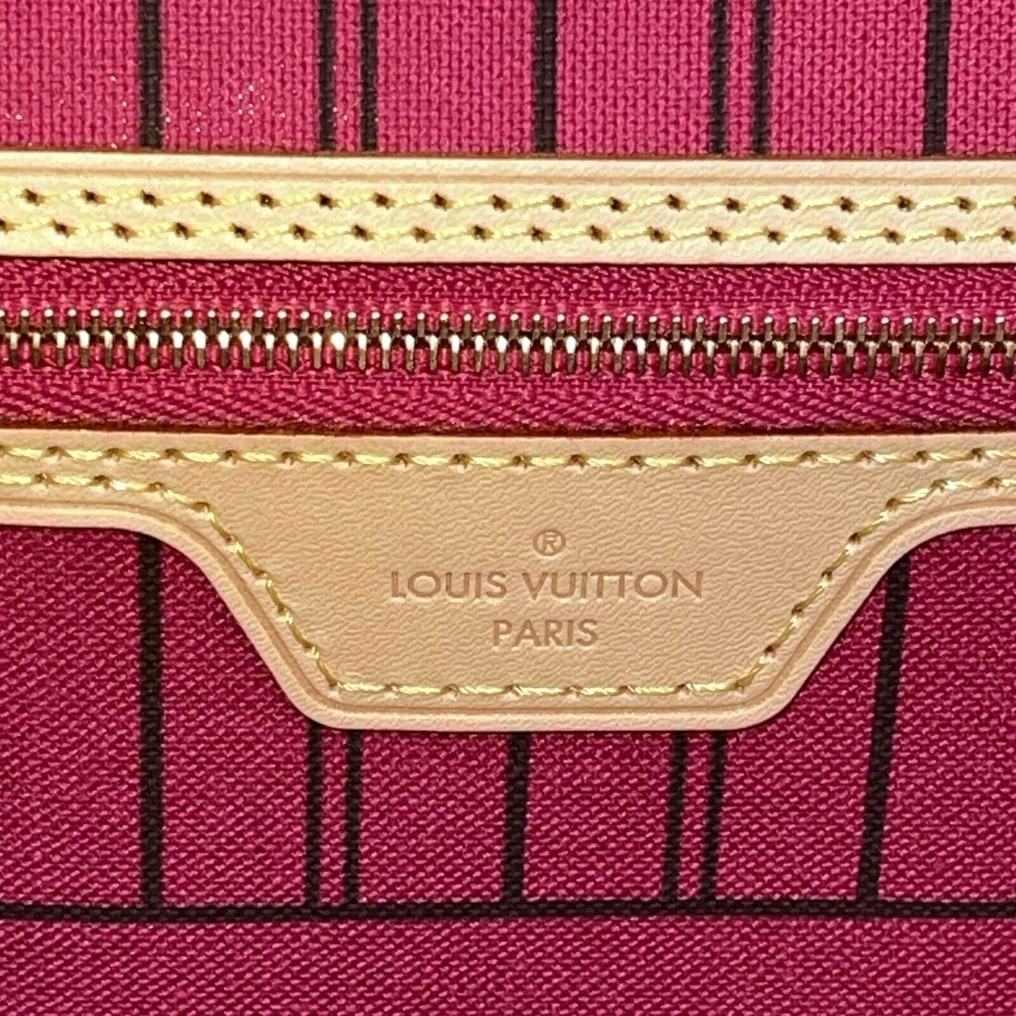Louis Vuitton - Excellent - Monogram Neverfull MM - Brown / Tan Tote
