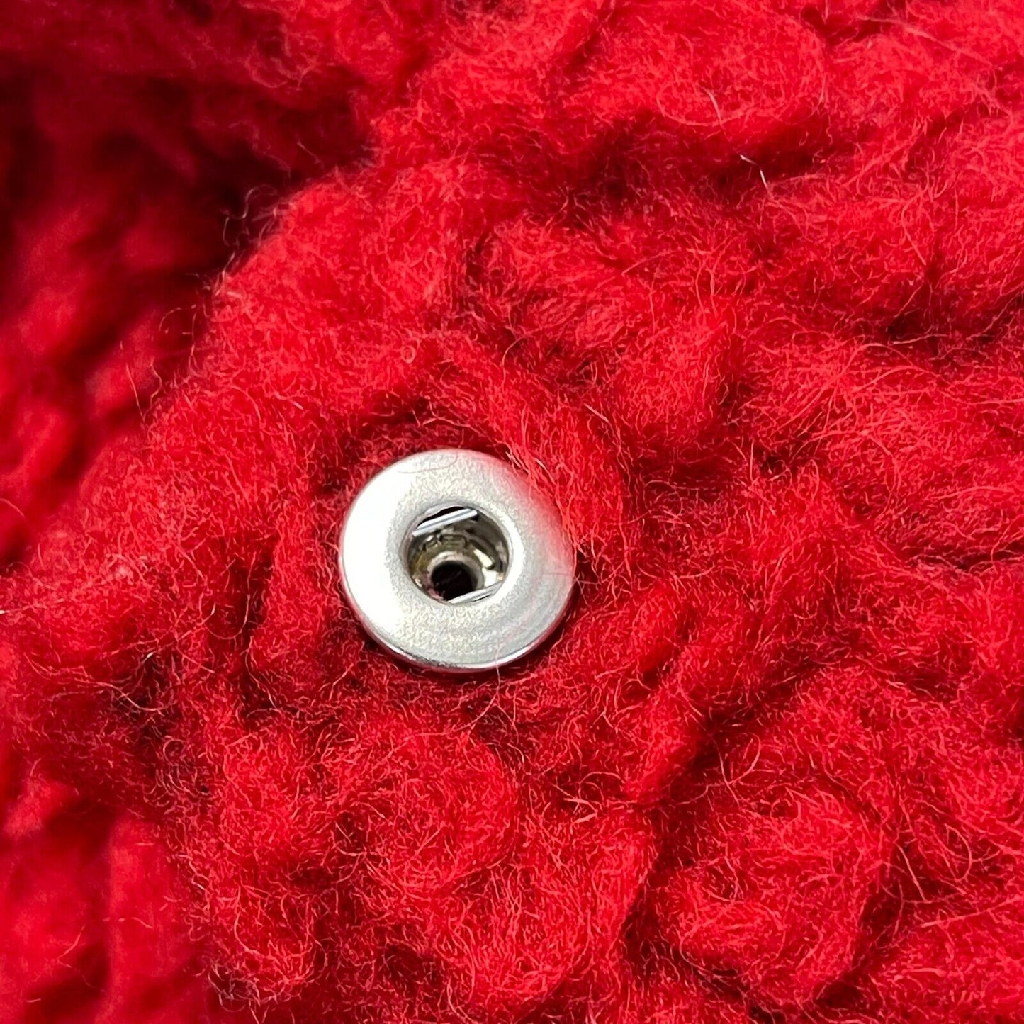 Stella McCartney New with Tags 2022/23 FW Runway Teddy Red Fringe Coat 34 US 0