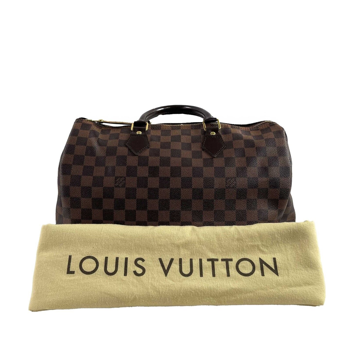 Louis Vuitton - LV Speedy 35 Damier Ebene Canvas - Top Handle Bag / Satchel