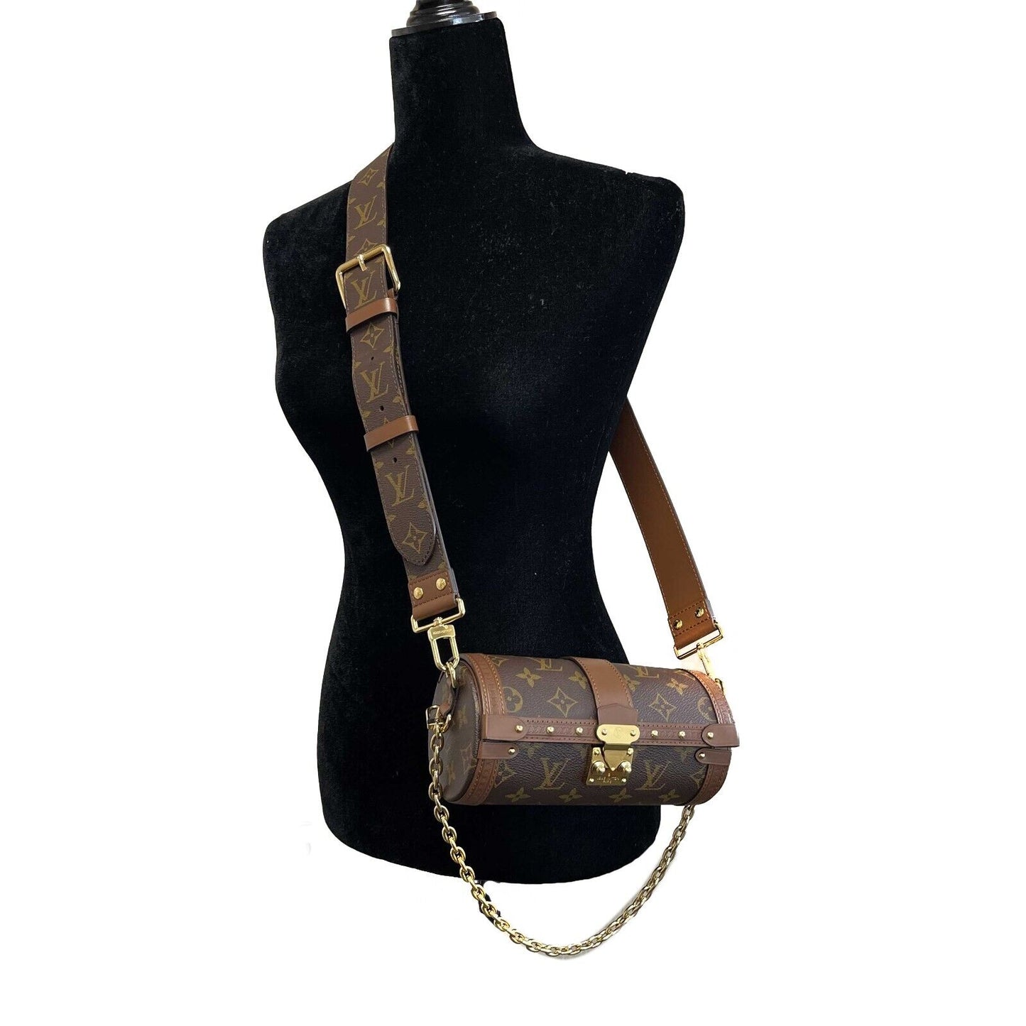 Louis Vuitton Papillon Trunk Monogram Canvas Brown Crossbody Handbag
