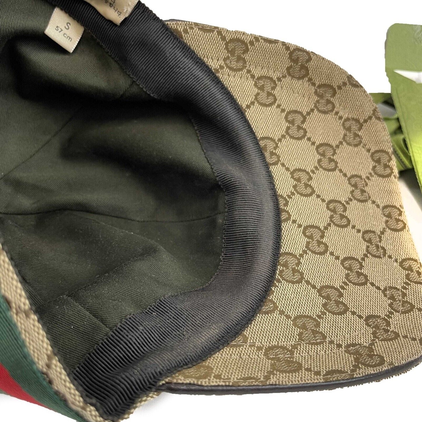 Gucci GG Canvas Baseball Hat with web Good Small