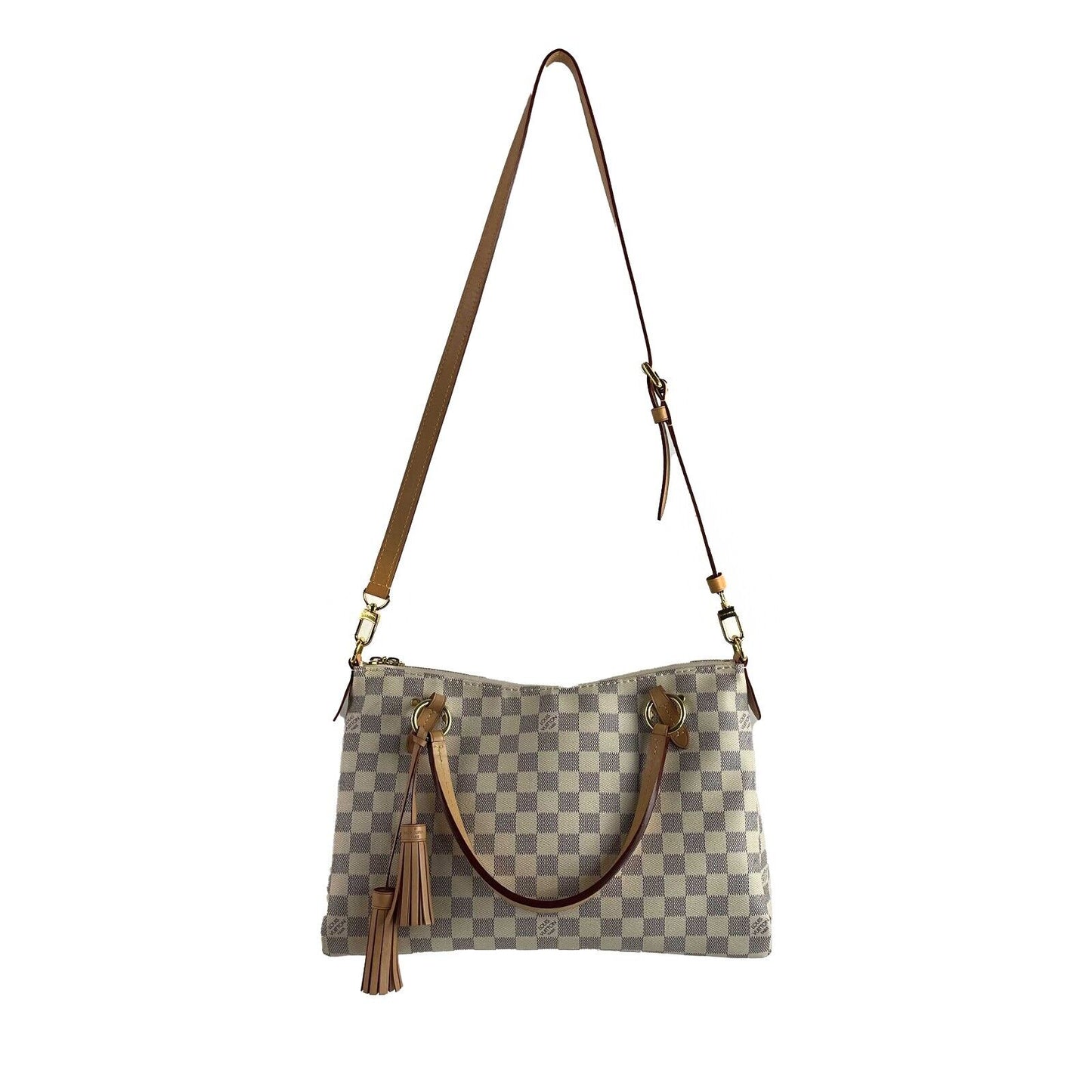 Louis Vuitton - LV Lymington Damier Azur Canvas Top Handle w/ Shoulder Strap KIT