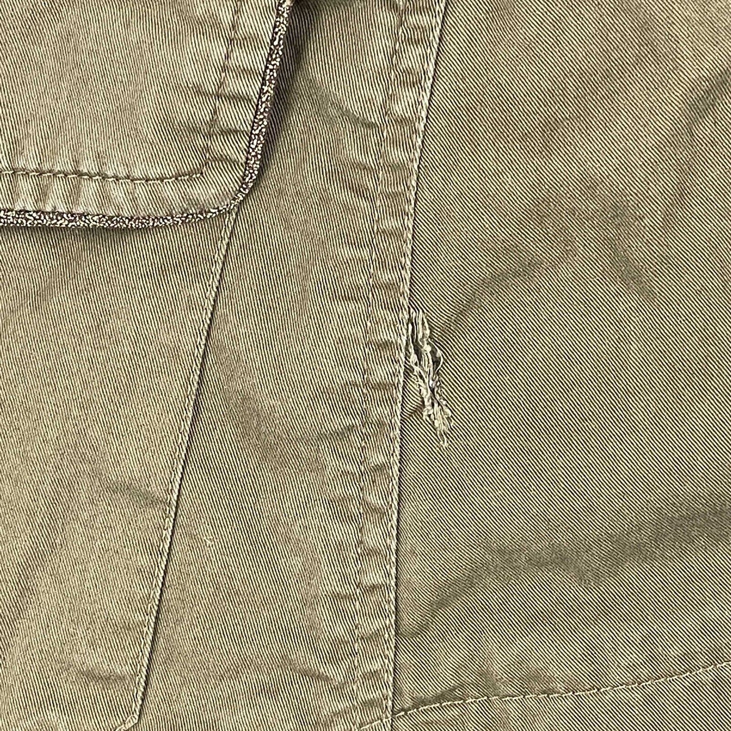 Veronica Beard Camp Utility Button Army Green 0 XS Jacket