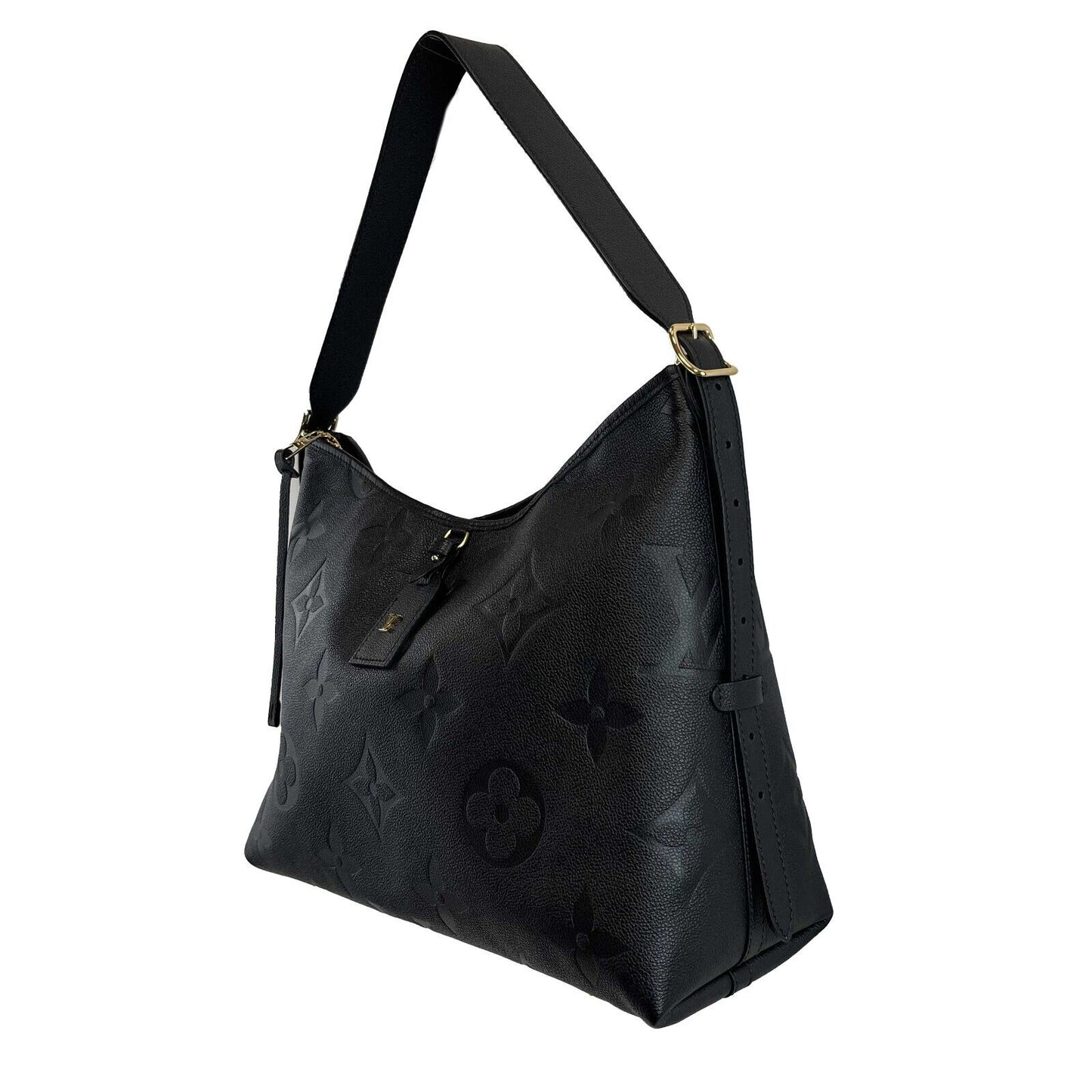 Louis Vuitton NEW CarryAll MM with Pochette Black Monogram Empreinte