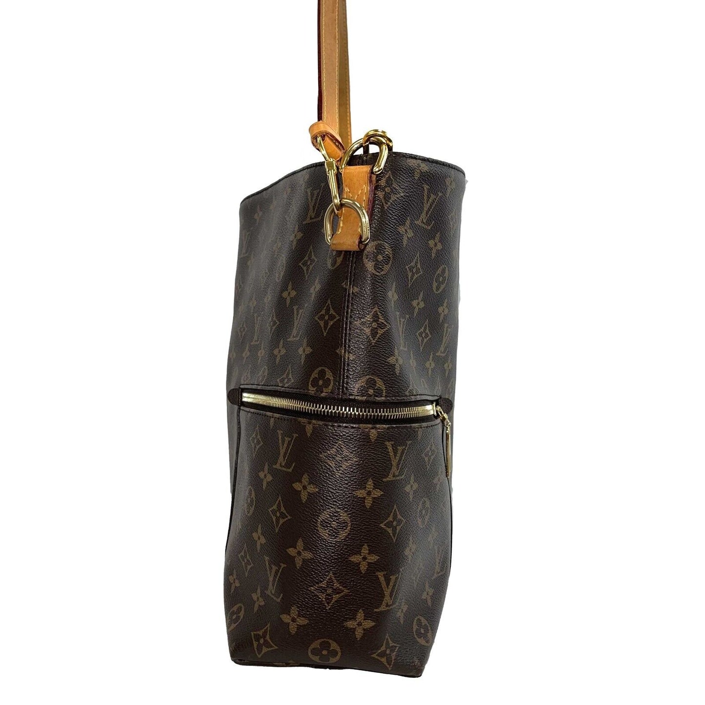 Louis Vuitton - LV - Monogram Brown Melie - Top Handle w/ Shoulder STrap
