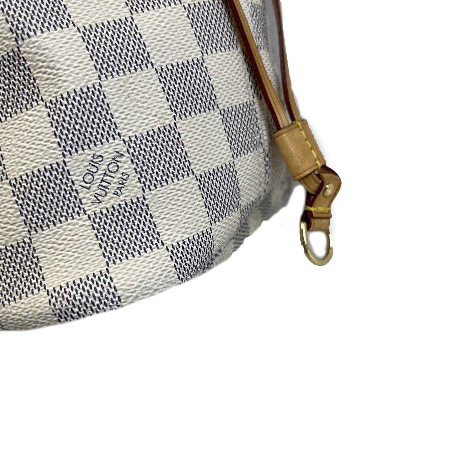 Louis Vuitton Neverfull NM MM Damier Azur Handbag