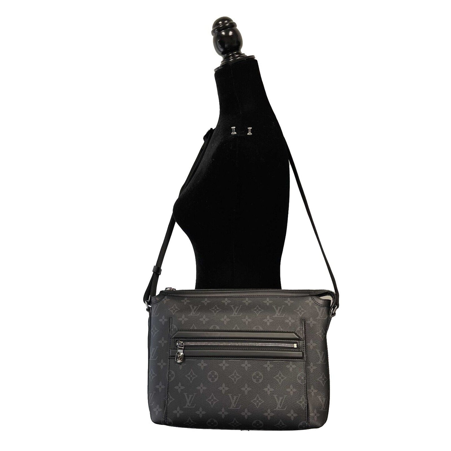 Louis Vuitton - NEW Monogram Eclipse Odyssey Messenger PM - Black Crossbody