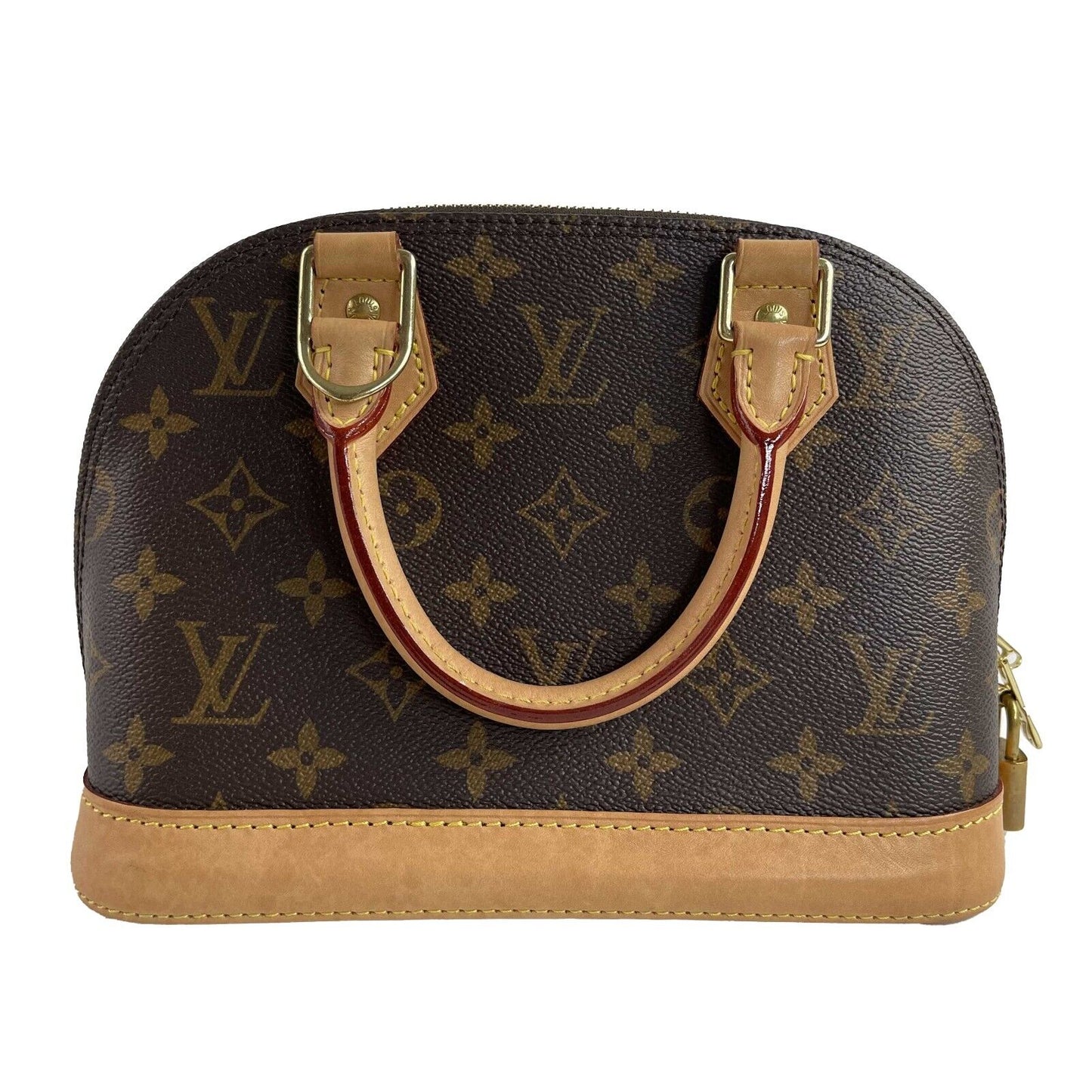 Louis Vuitton - LV Alma BB Monogram - Brown Top Handle w/ Shoulder Strap
