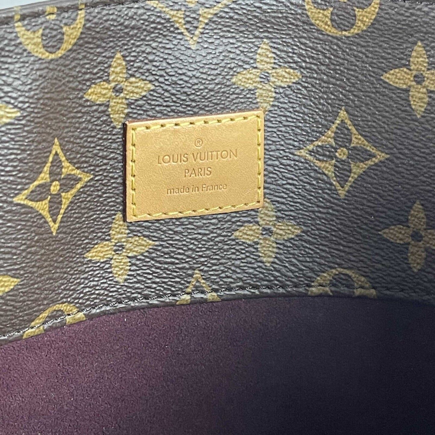 Louis Vuitton Melie Monogram Canvas Top Handle shoulder Strap Crossbody bag